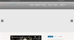 Desktop Screenshot of pagemusiclessons.com
